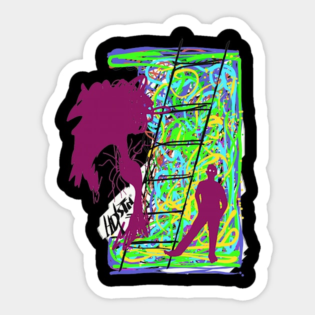 Hd_stone TEES | Stairway to High | Sticker by Hd_stone